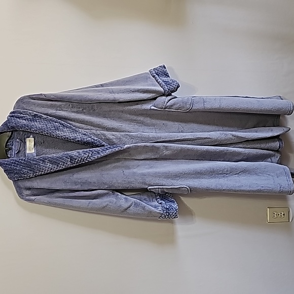 Robe Long Plush Belted Carole Hochman XL - Picture 4 of 10